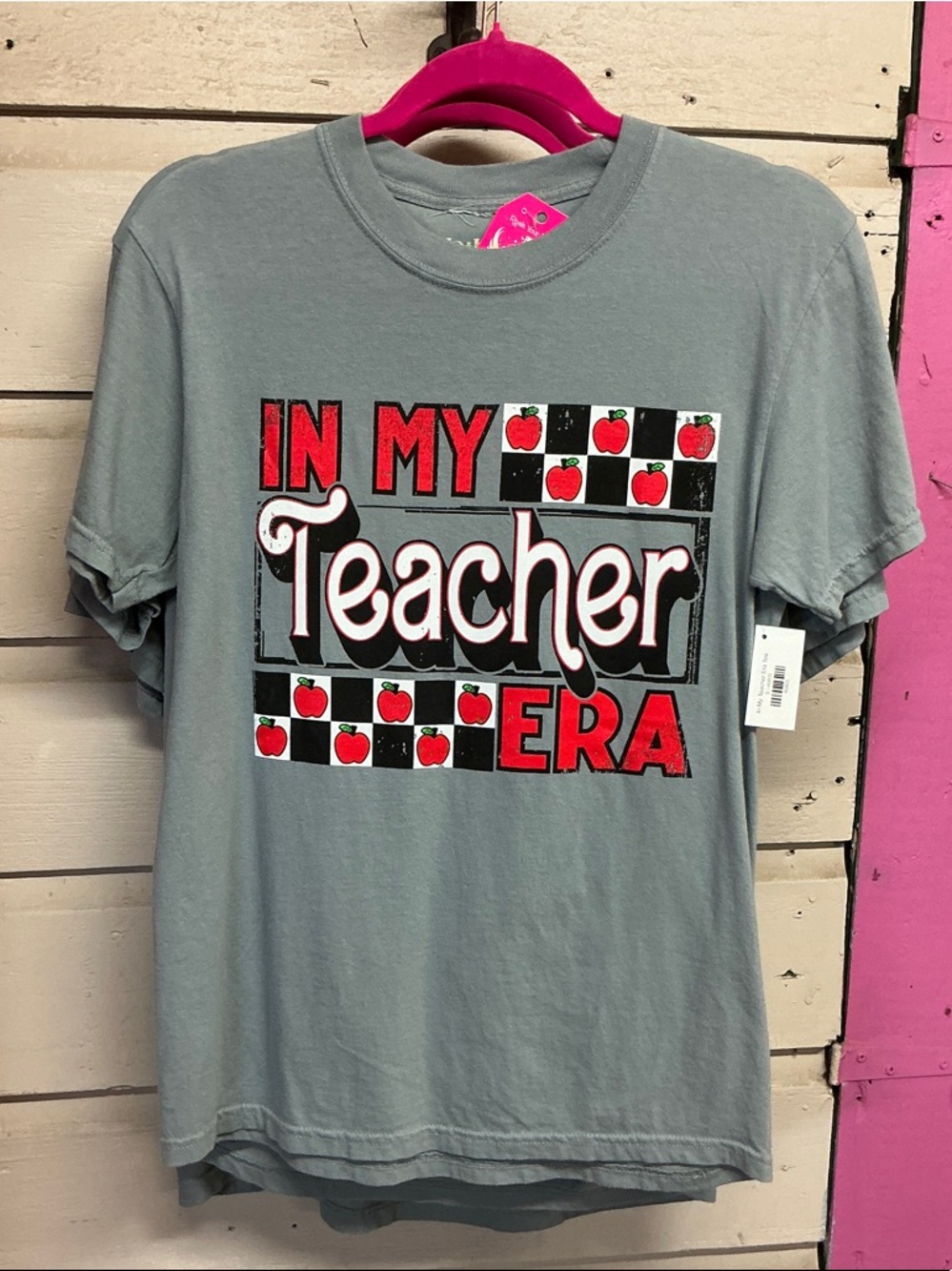 In My Teacher Era Graphic Tee - Gray